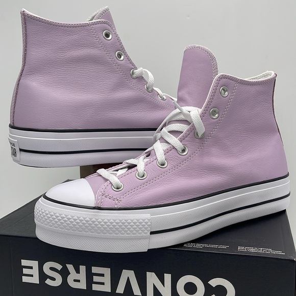 Converse WMNS CTAS LIFT H
PALE AMETHYST/WHITE/BLACK A07857C Platforms Sneakers - Picture 11 of 16